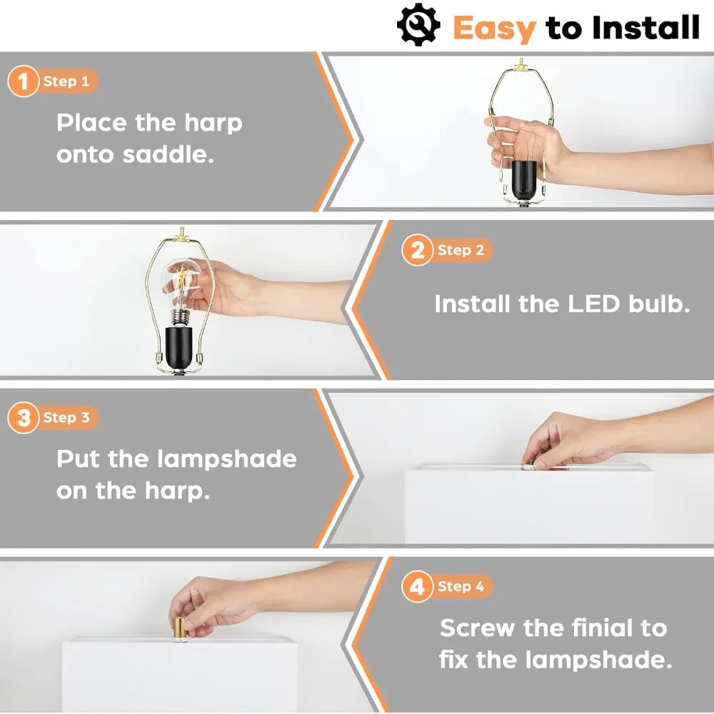 22’’ Table Lamps for Bedrooms Set of 2, Gold Bedside USB Desk Lamp with AC Outlet, Touch Control Modern Vintage Living Room Tabl