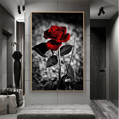 Modern Painting Art Rose Flower Poster Wall Art Picture Canvas Painting