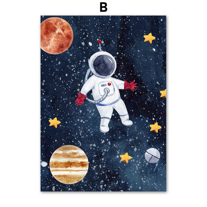 Astronaut Wall Art Canvas Painting