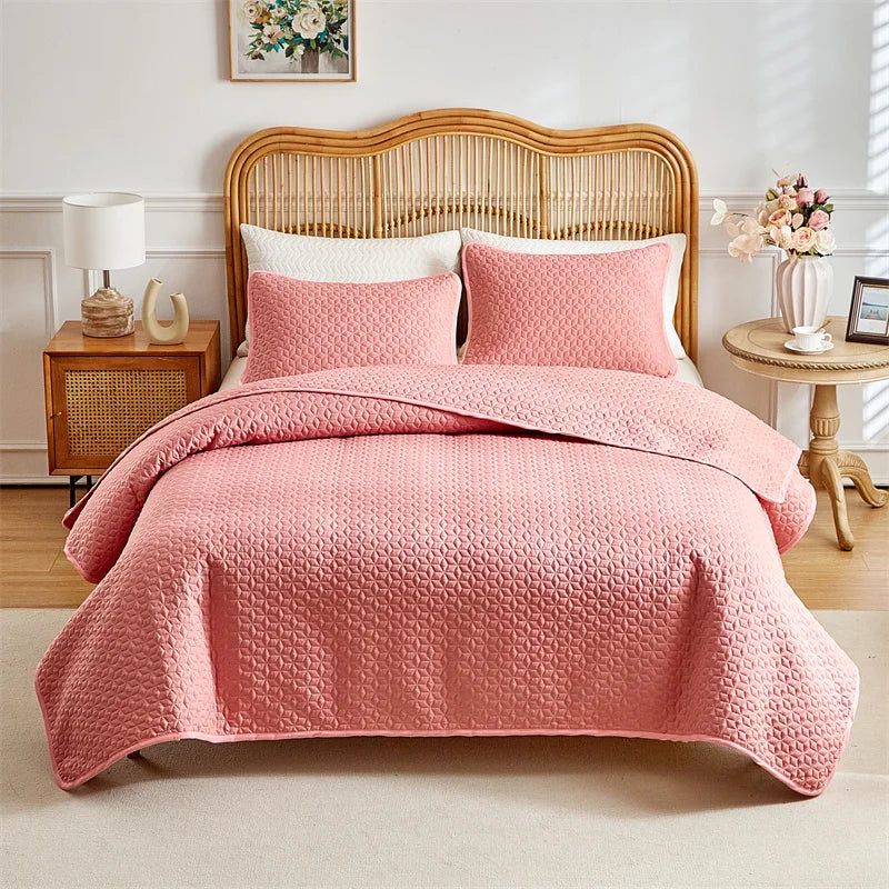 Quilted Coverlet, Bedding Cover Bedspread Coverlet Set For Queen King , Stain & Pet Hair Resistant Blanket Lightweight Bedspread