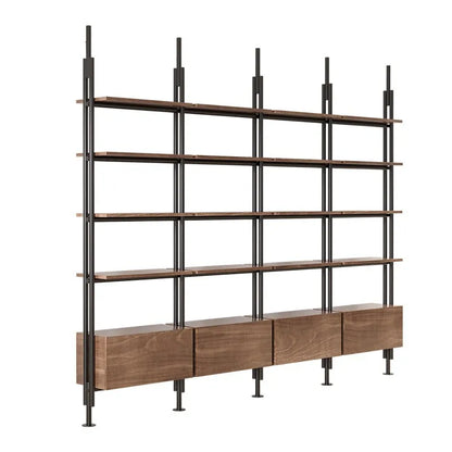 Modern Minimalist Bookcases Floor-to-ceiling Partition Display Racks Bookcases Offices Library Home Furniture Rayonnages JTB