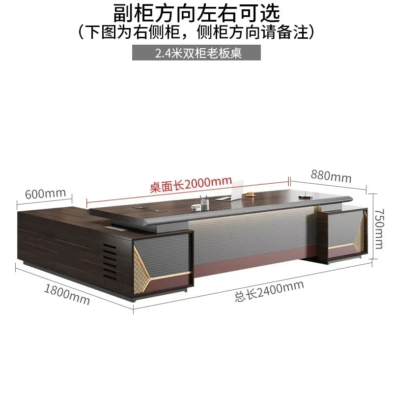 Industrial Office Table Bureau Electric Motion Desk Organizer Computer Desk Executive Office Desks Office Furniture