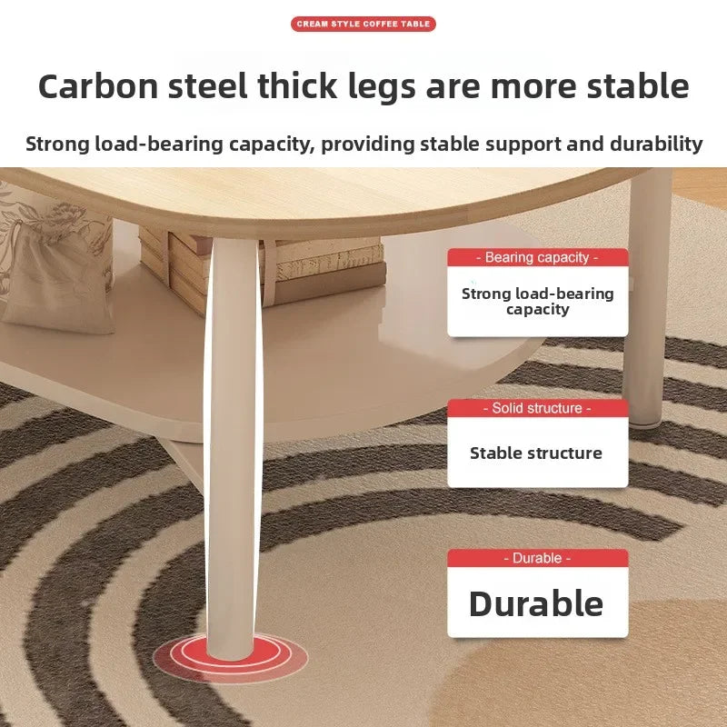 Coffee table small apartment living room household sofa tea table oval table small table