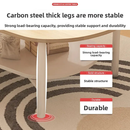 Coffee table small apartment living room household sofa tea table oval table small table