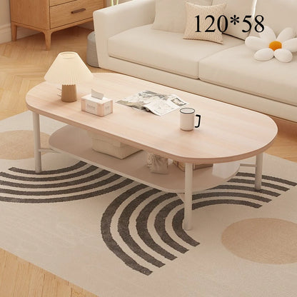 Coffee table small apartment living room household sofa tea table oval table small table