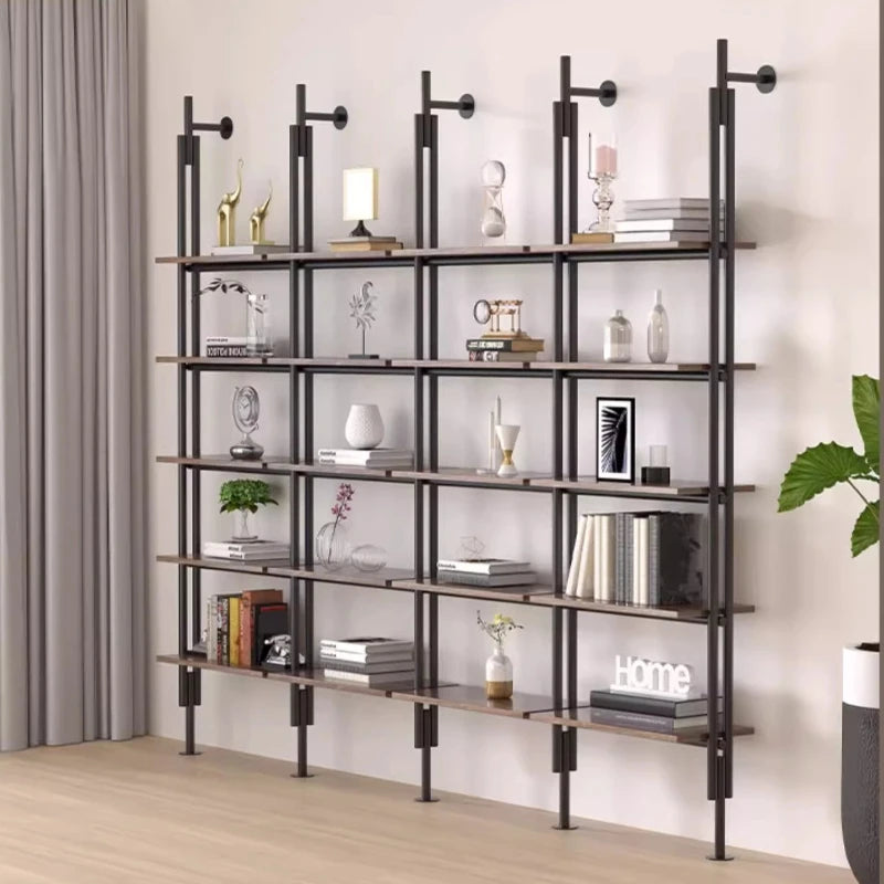 Modern Minimalist Bookcases Floor-to-ceiling Partition Display Racks Bookcases Offices Library Home Furniture Rayonnages JTB