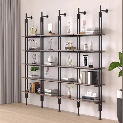 Modern Minimalist Bookcases Floor-to-ceiling Partition Display Racks Bookcases Offices Library Home Furniture Rayonnages JTB