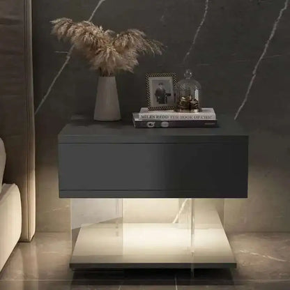 Bedside Storage Night Table Bedroom Lamp Modern Home Cabinets Nightstands Nordic Minimalist Mesa De Noche Garden Furniture Sets