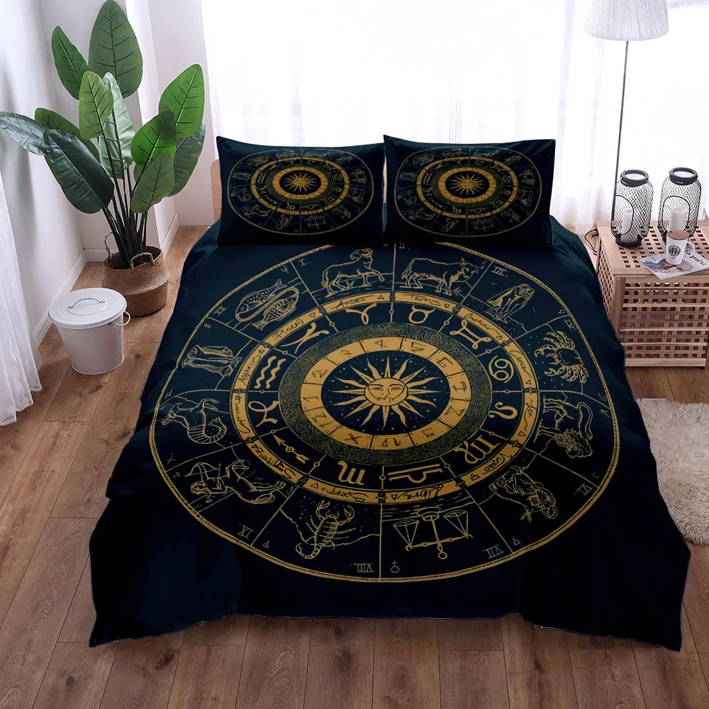 Star Map Blue Bedding Set King Queen Double Full Twin Single Size Duvet Cover Pillow Case Bed Linen Set