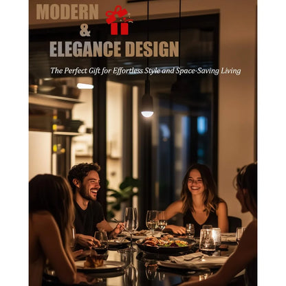 Dining Table Set for 4, Kitchen Table and Chairs Set of 4, 5 Piece Modern Dining Room Table Set with Tempered Glass Top