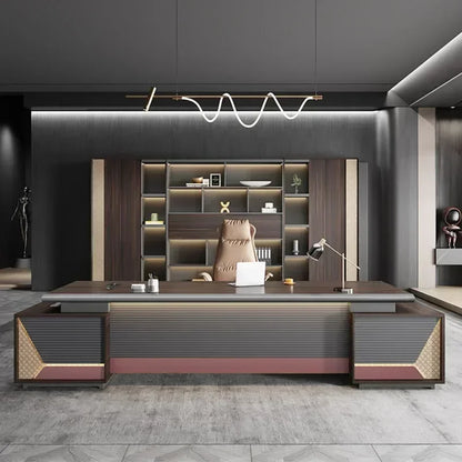 Industrial Office Table Bureau Electric Motion Desk Organizer Computer Desk Executive Office Desks Office Furniture