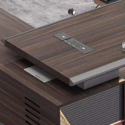 Industrial Office Table Bureau Electric Motion Desk Organizer Computer Desk Executive Office Desks Office Furniture