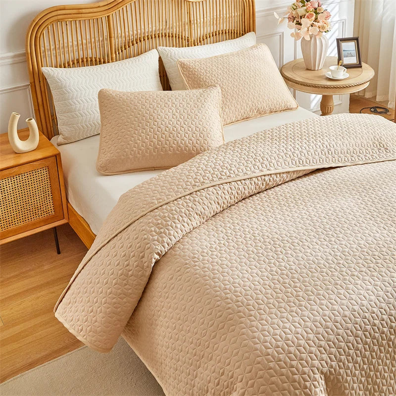 Quilted Coverlet, Bedding Cover Bedspread Coverlet Set For Queen King , Stain & Pet Hair Resistant Blanket Lightweight Bedspread