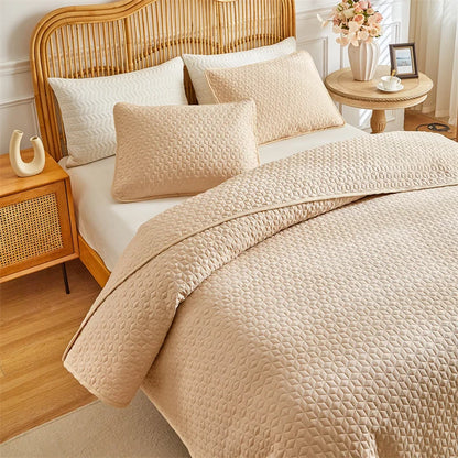 Quilted Coverlet, Bedding Cover Bedspread Coverlet Set For Queen King , Stain & Pet Hair Resistant Blanket Lightweight Bedspread