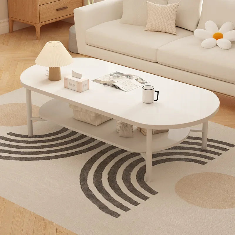 Coffee table small apartment living room household sofa tea table oval table small table