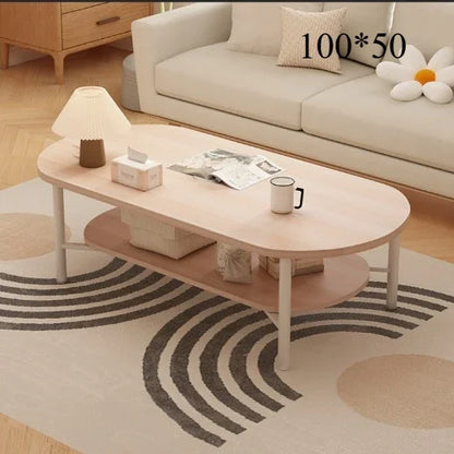 Coffee table small apartment living room household sofa tea table oval table small table