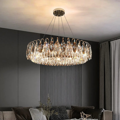 Modern Luxury Crystal Chandelier Living Room Kitchen Dining Room Chandelier Home Decoration LED Ceiling Chandelier