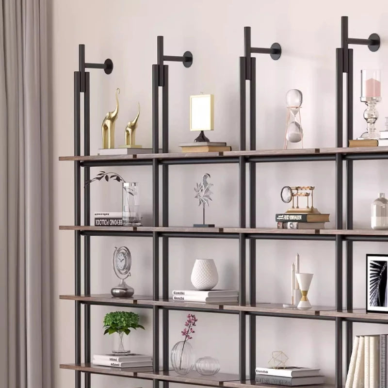 Modern Minimalist Bookcases Floor-to-ceiling Partition Display Racks Bookcases Offices Library Home Furniture Rayonnages JTB