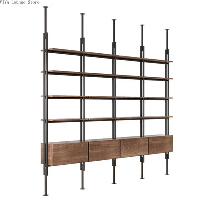 Modern Minimalist Bookcases Floor-to-ceiling Partition Display Racks Bookcases Offices Library Home Furniture Rayonnages JTB