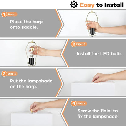 22’’ Table Lamps for Bedrooms Set of 2, Gold Bedside USB Desk Lamp with AC Outlet, Touch Control Modern Vintage Living Room Tabl