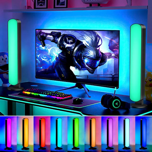 USB LED Light Bar RGB Color Changing TV Backlight Remote Symphony Atmosphere Light Strips Music Rhythm Ambient Pickup Lamp Decor