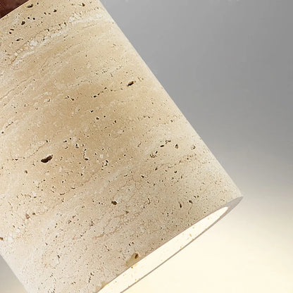 Japanese modern designer wabi-Sabai bedroom bedside lighting bar B&B yellow cave stone chandelier bedside hanging wire lamp